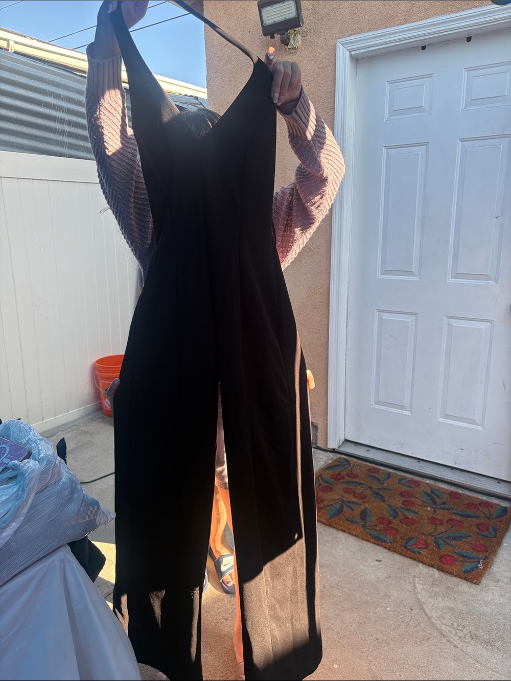 Forever 21 Black Backless Sleeveless Jumpsuit